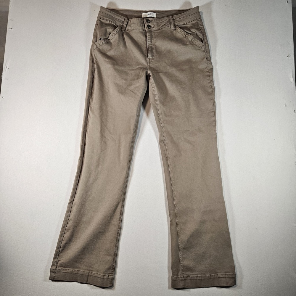 BKE Pants Women's Size 33 Peyton Flare Stretch Khaki - Picture 2 of 9